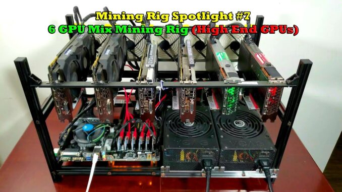 6 GPU Mix Mining Rig Spotlight (High End GPUs) | Mining Rig Spotlight #7