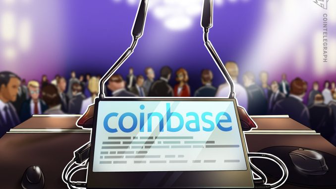 Coinbase will 