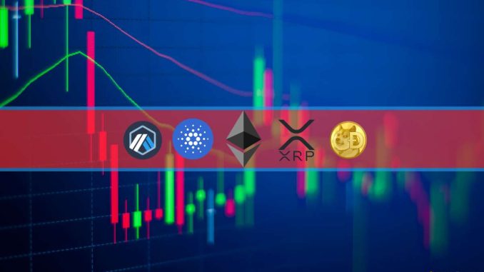 Crypto Price Analysis Apr-14: ETH, XRP, ADA, DOGE, ARB