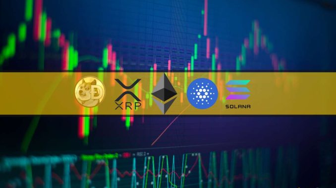 Crypto Price Analysis Apr-28: ETH, XRP, ADA, DOGE, SOL